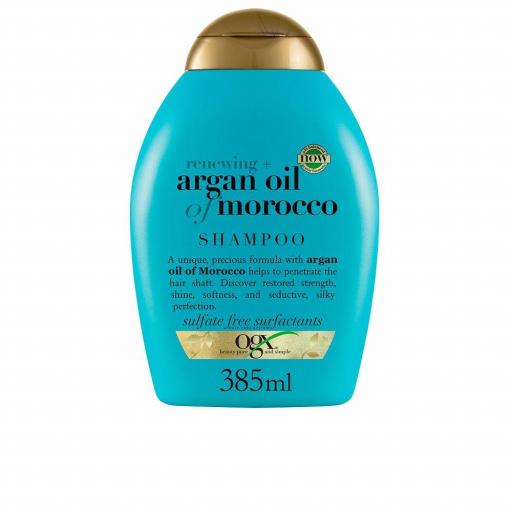 OGX Champú Aceite de Argán de Marruecos, Pelo Seco y Dañado 385 ml