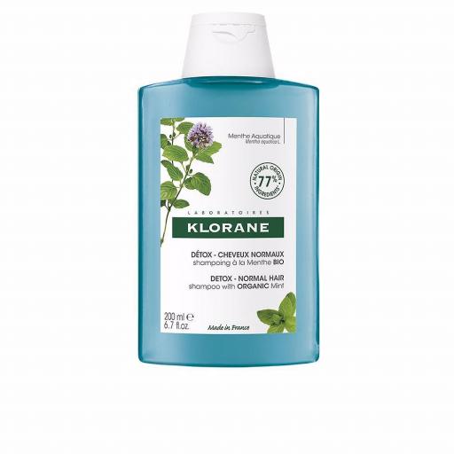 A LA MENTA BIO champú detox para cabello normal 