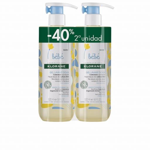 BÉBÉ GEL LIMPIADOR SUAVE LOTE 2 x 500 ml [0]