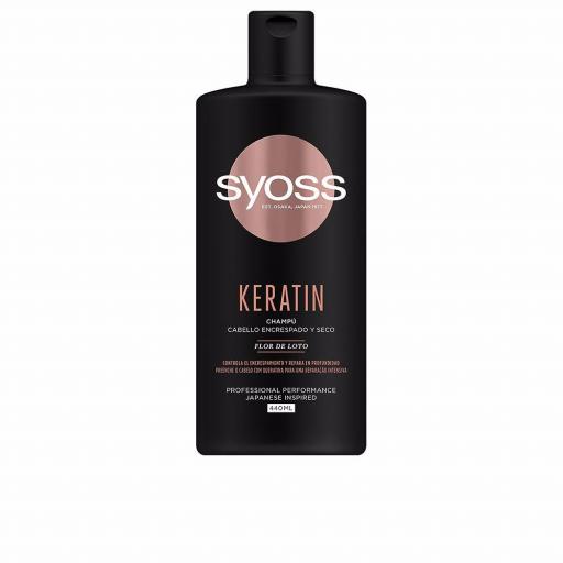 KERATIN champú cabello encrespado y seco 440 ml [0]