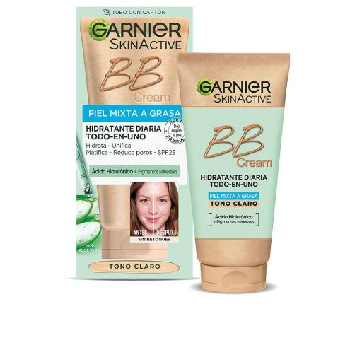 SKINACTIVE BB CREAM piel mixta a grasa hidratante diario SPF25 