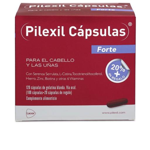 PILEXIL FORTE cápsulas promo 100 + 20 regalo 120 u