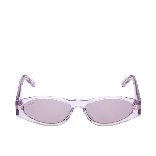 TOD'S TO0362-H 78Y – Gafas de Sol Mujer Rosa Cristal Lente Rosa Claro