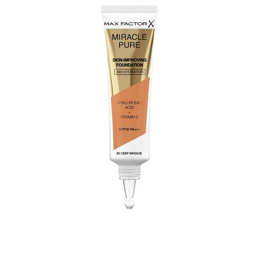 MIRACLE PURE skin-improving foundation 24h hydration SPF30 