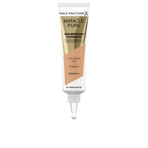 MIRACLE PURE skin-improving foundation 24h hydration SPF30  [2]