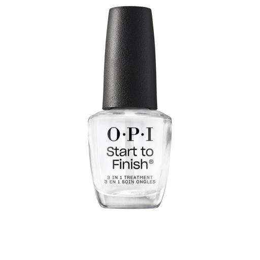 START TO FINISH 3 en 1 Tratamiento base, top coat y fortalecedor 15 ml