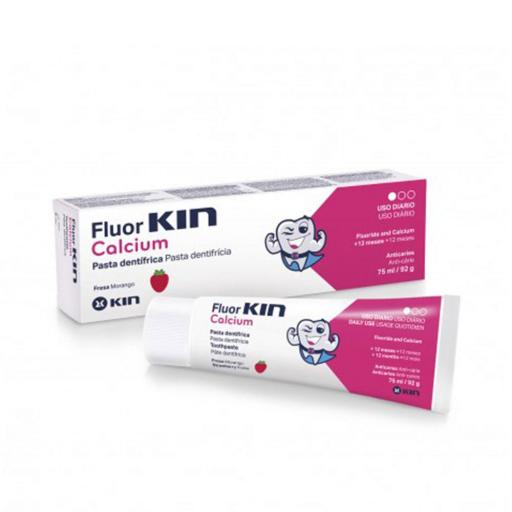 Pasta dentífrica infantil FLUORKIN CALCIUM 75 ml. - KIN