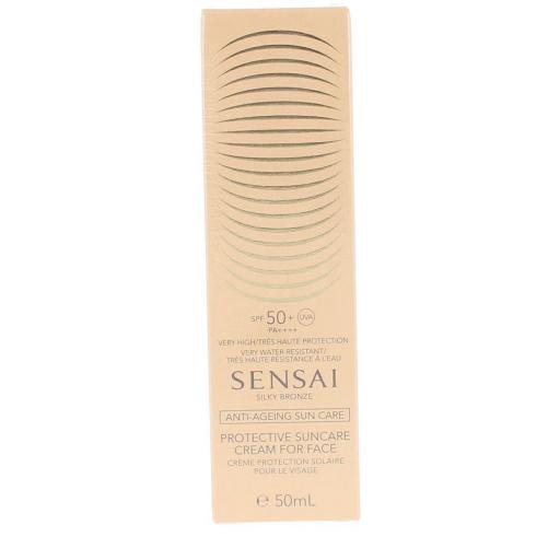 SILKY BRONZE protective suncare cream for face SPF50+ 50 ml