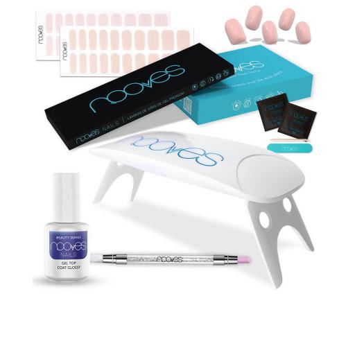 LÁMINAS DE UÑAS DE GEL PREMIUM ESTUCHE 8 u