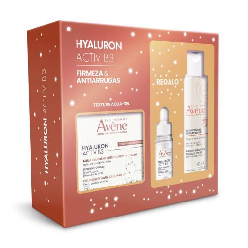 HYALURON ACTIV B3 AQUA GEL - CREMA + AGUA MICELAR + SÉRUM ESTUCHE 3 pz