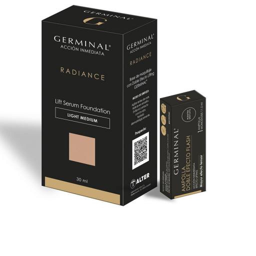 ACCIÓN INMEDIATA RADIANCE BASE DE MAQUILLAJE ESTUCHE 2 pz
