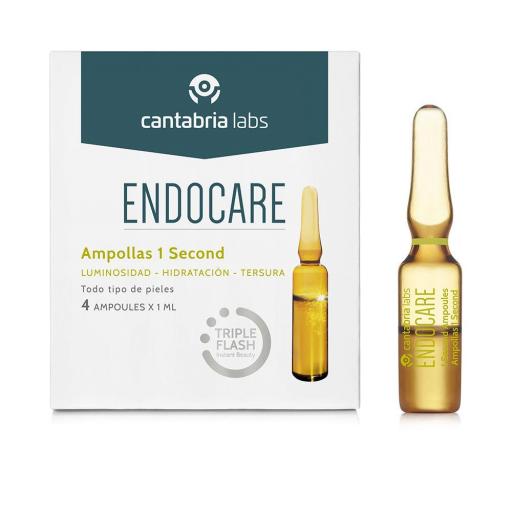 ENDOCARE AMPOLLAS 1 SECOND triple flash 4 x 1 ml