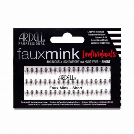 FAUX MINK pestañas individuales negras  [1]