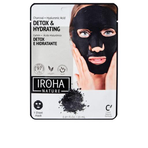 DETOX CHARCOAL BLACK tissue facial mask 1use 1 u