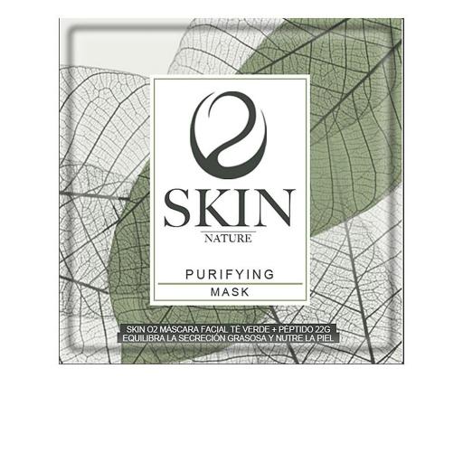 SKIN O2 máscara facial te verde + peptido 22 gr [0]