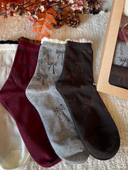 Calcetines Ochos y Lazos [0]