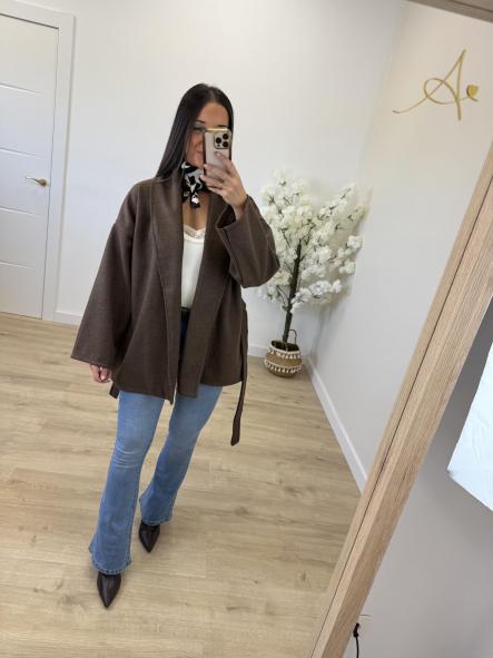 Chaqueta Paño Chocolate [3]