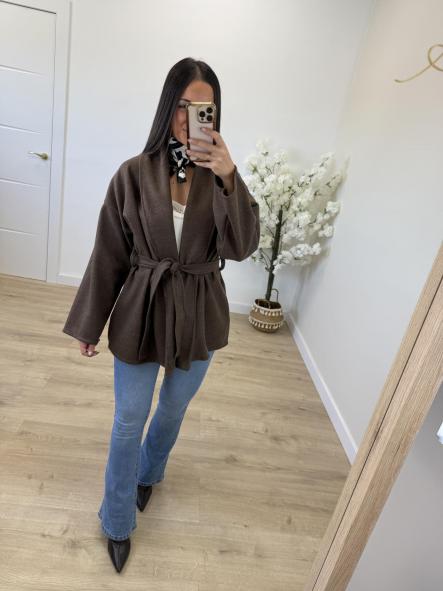 Chaqueta Paño Chocolate [2]