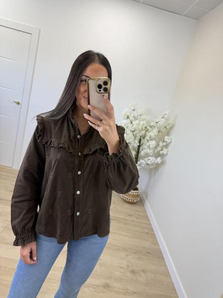 Camisa Micropana Chocolate [2]