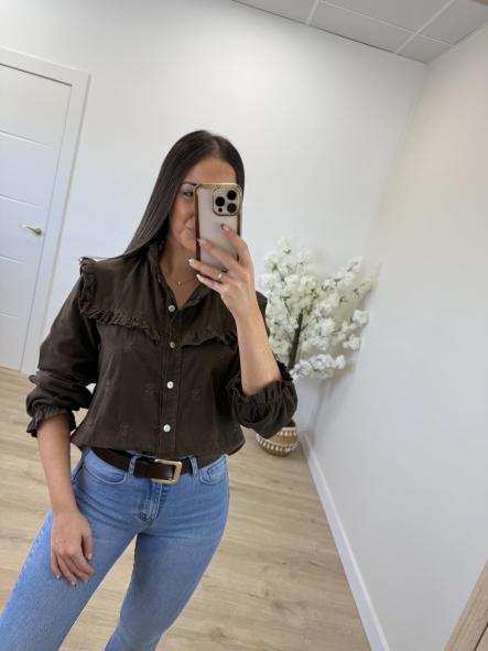 Camisa Micropana Chocolate [0]