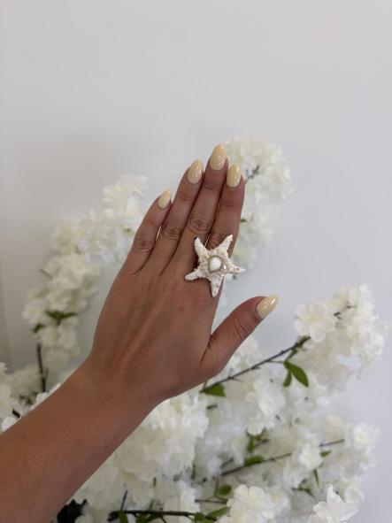Anillo Estrella Piedrecitas [0]