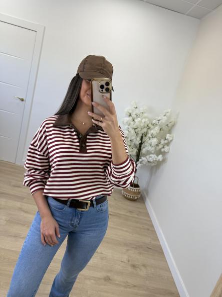 Polo Granate Marinero