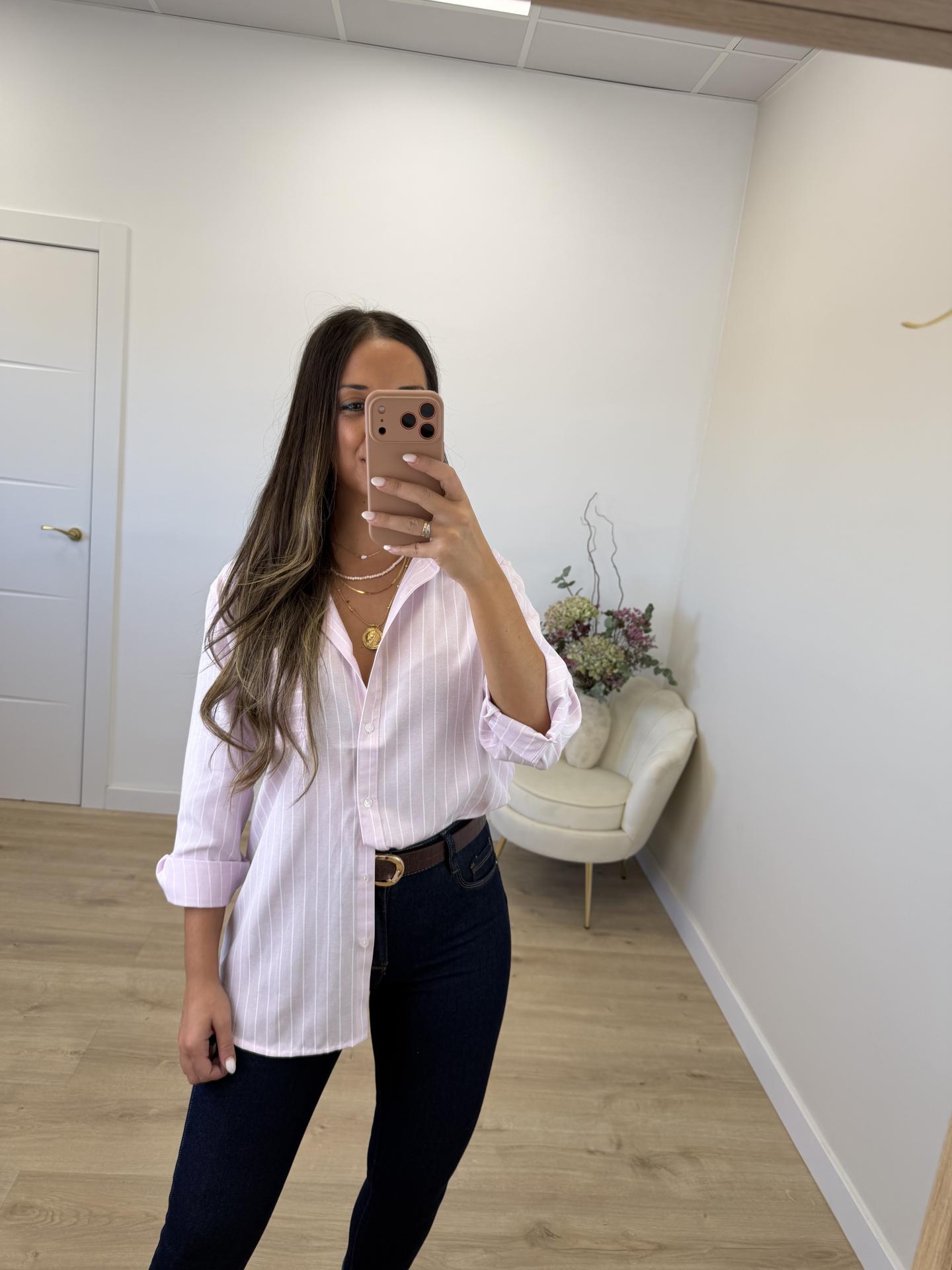 Camisa Rosita Rayitas