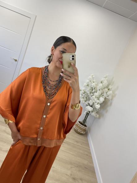 Conjunto Cloe Naranja-Teja [1]