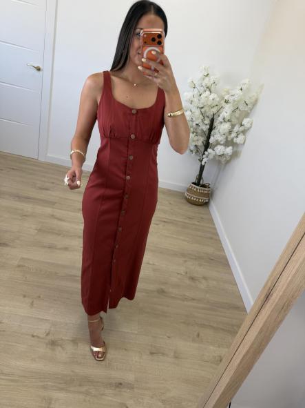 Vestido Denim Finito Teja [1]