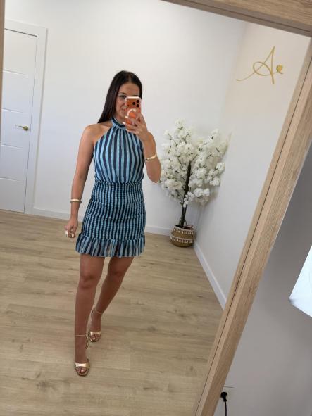 Vestido Roma Turquesa [1]