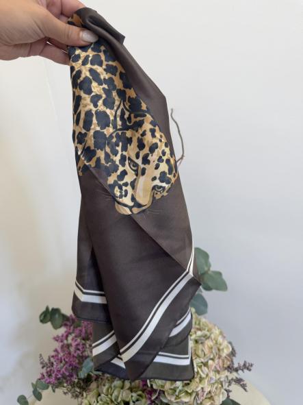 Pañuelo Kaki Leopardo