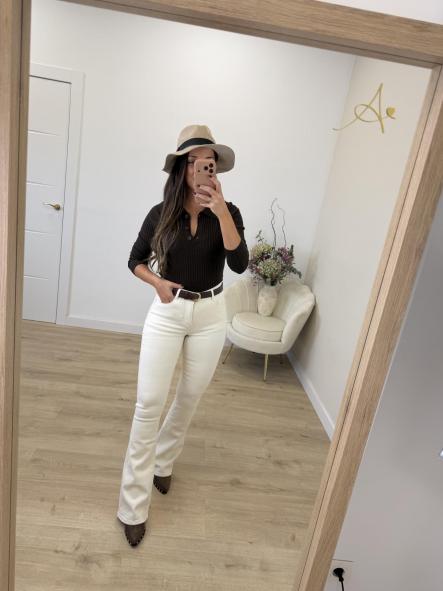 Jeans Faja Beige Impecable [4]