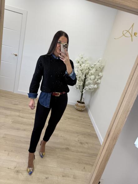 Jersey Negro Lente [2]