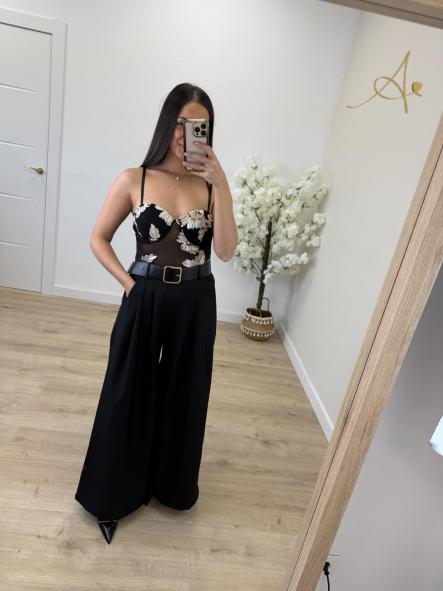 Pantalón Fluido Negro [2]