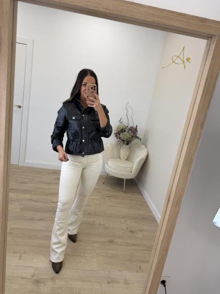 Biker Negra Polipiel  [4]