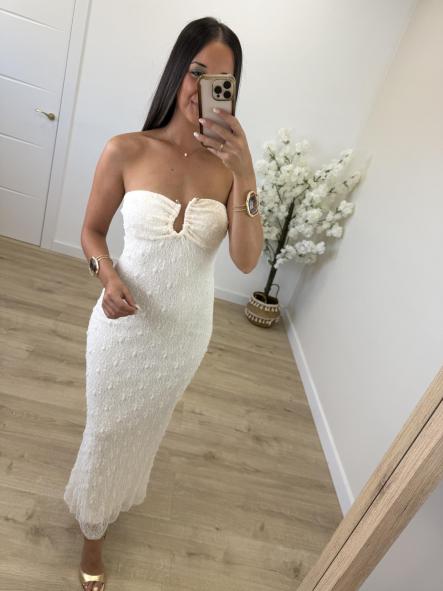 Vestido Beige Corina