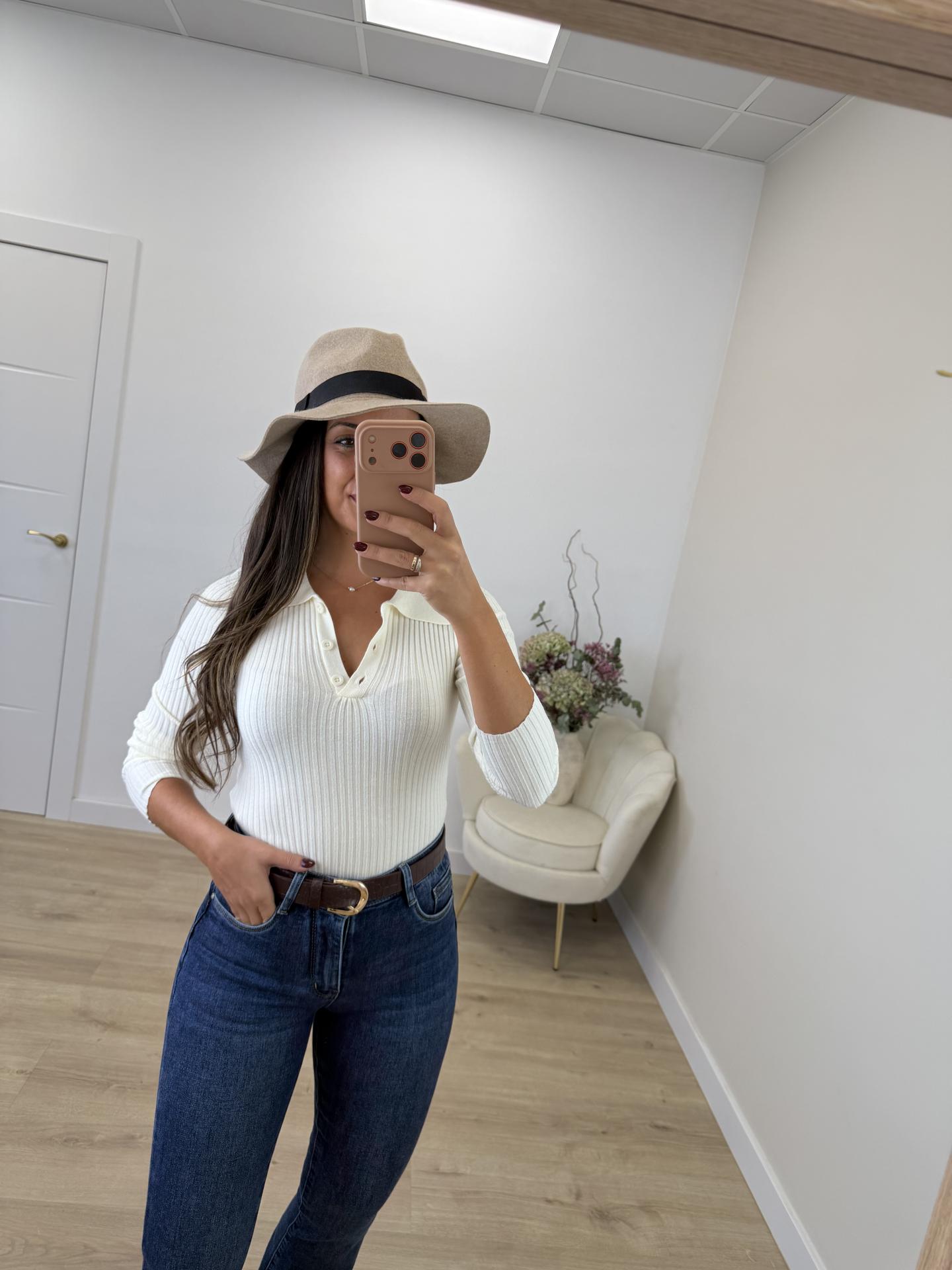 Jersey Beige Polo