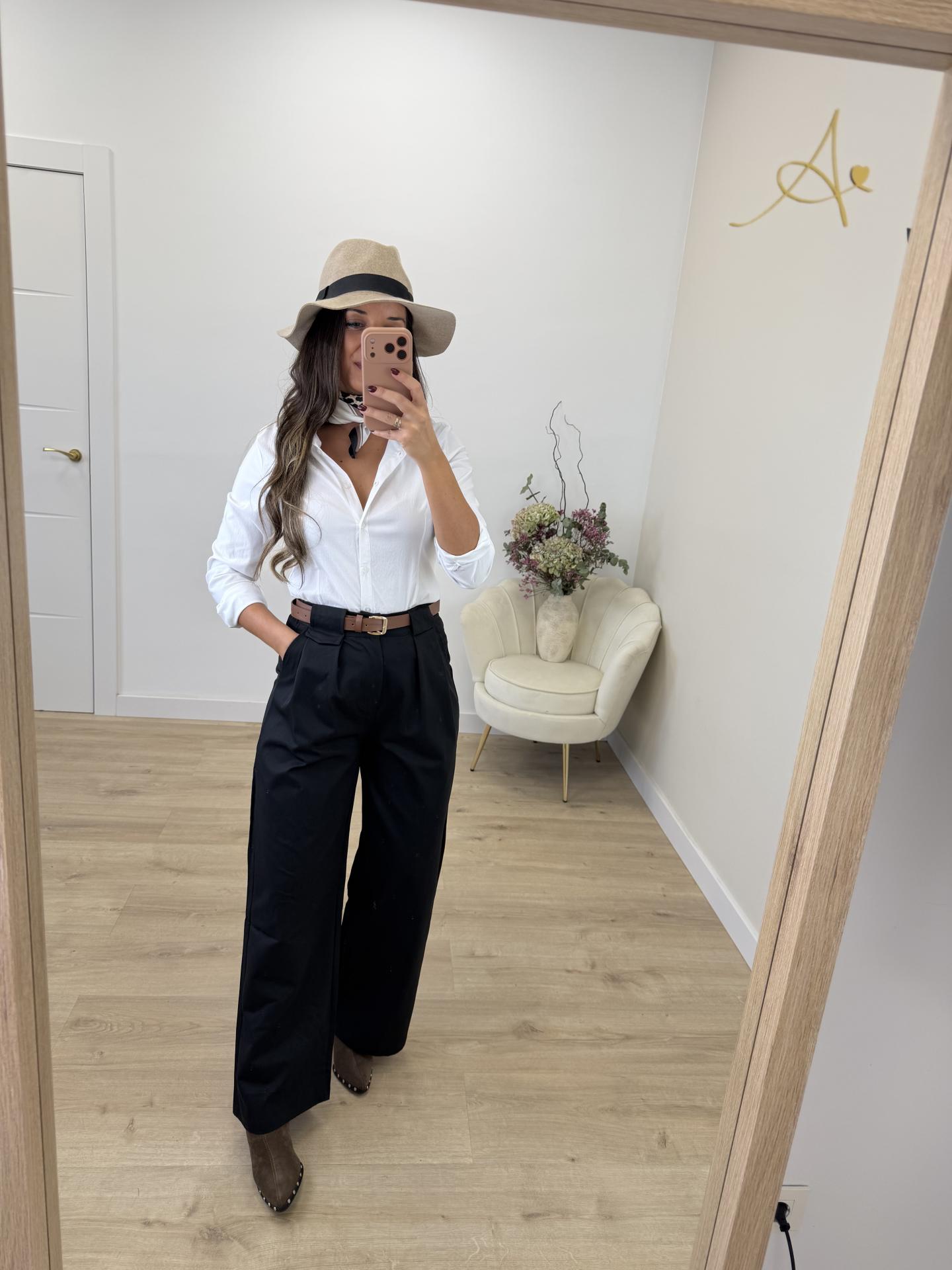Pantalón Negro Safari