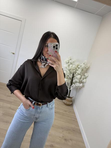 Camisa Tamara Chocolate