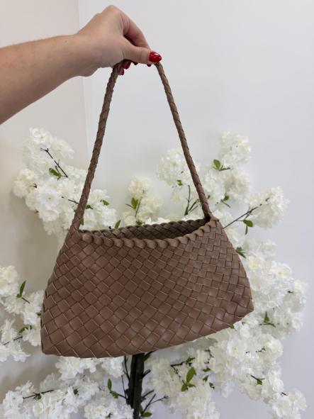 Bolso Trenza Camel [1]