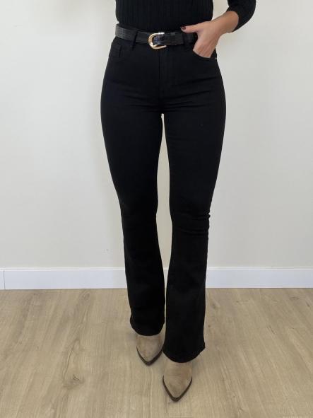 Jeans Faja Campana Negro [3]