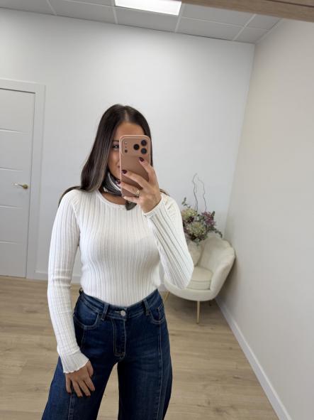 Jersey Beige Canalé [1]