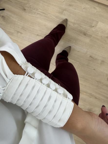 Camisa Blanca Botones Puño [3]