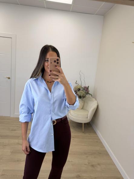 Camisa Celeste Básica [0]