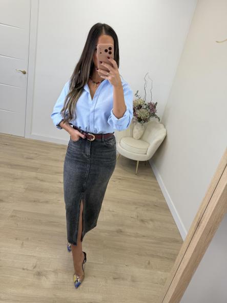 Falda Denim Gris [1]