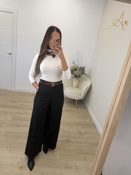 Pantalón Negro Palazo [1]