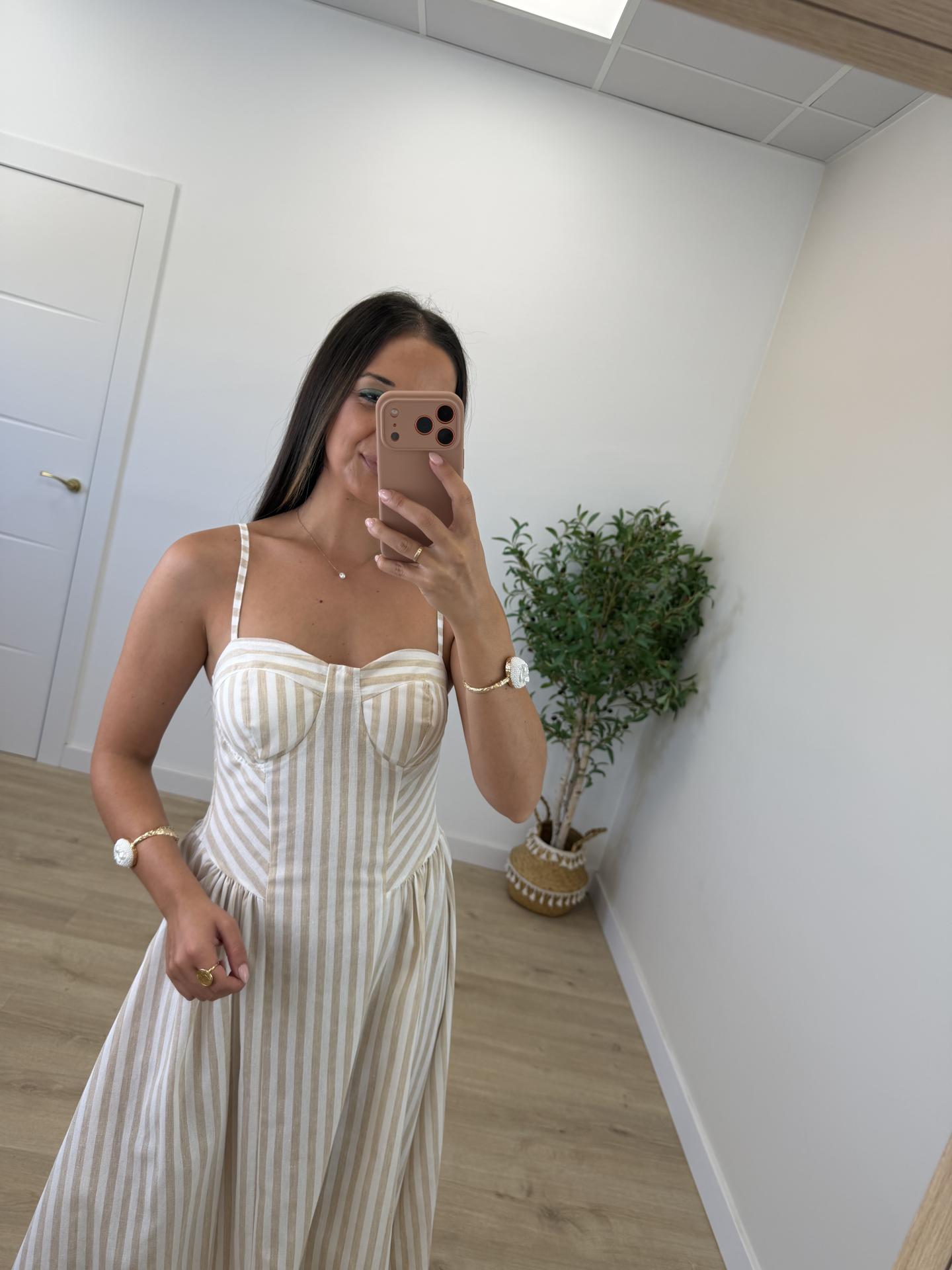 Vestido Cádiz Beige