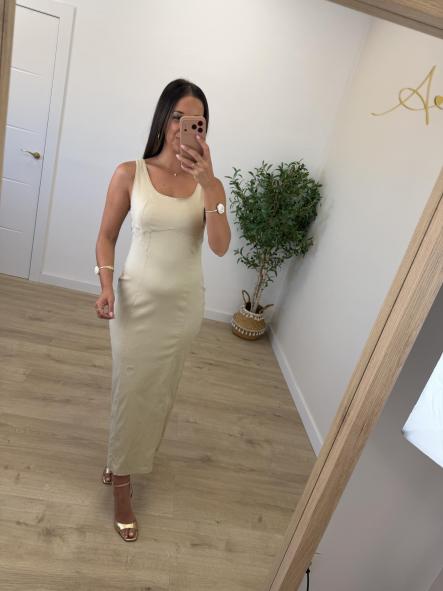 Vestido Fabiola Camel