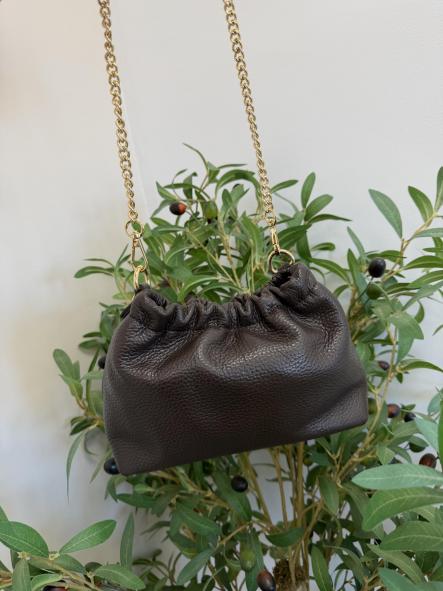 Bolso Precioso 100% Piel Chocolate