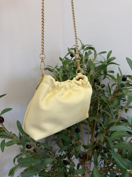 Bolso Precioso 100% Piel Amarillo [1]